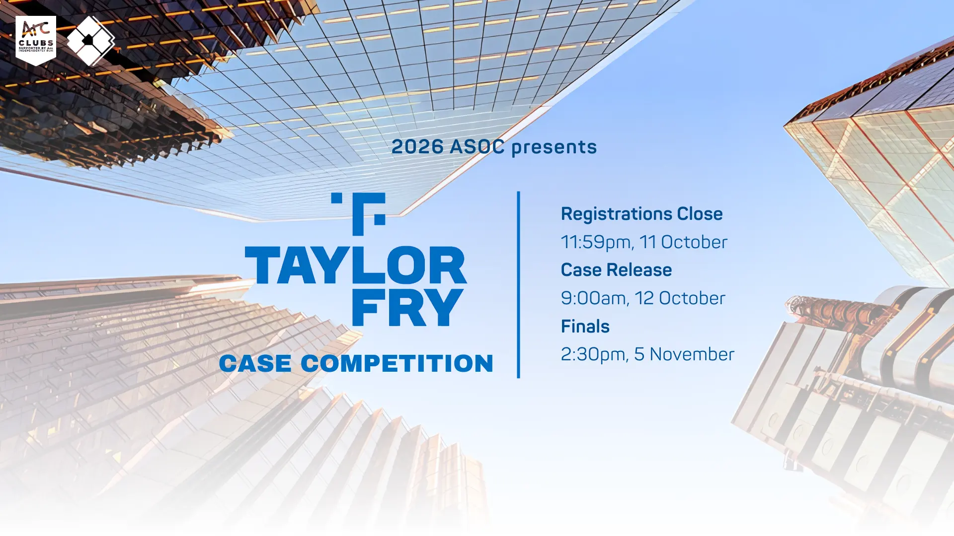 Cover for 2026 ASOC x Taylor Fry Case Competition